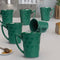 Conical Teal Diamond Coffee Mug Set Of 6 - The Earth Store - Mug Set
